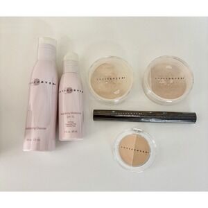 Sheer Cover 6-pc Skincare & Makeup Set Mineral Foundation Concealer Mascara New